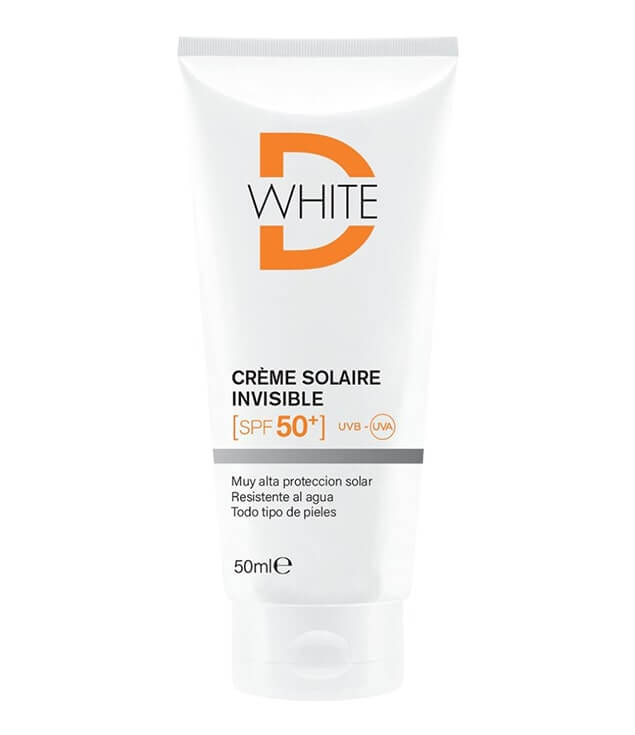 D-WHITE | CRÈME SOLAIRE INVISIBLE SPF50